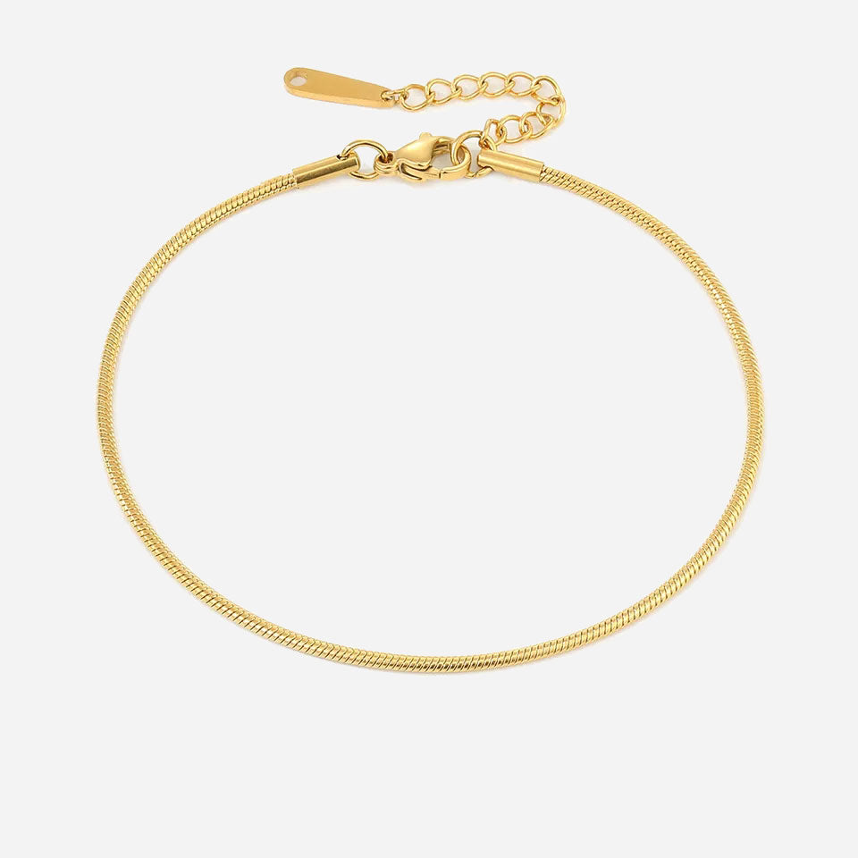 Shanileigh | Pink Anklet 18K Gold