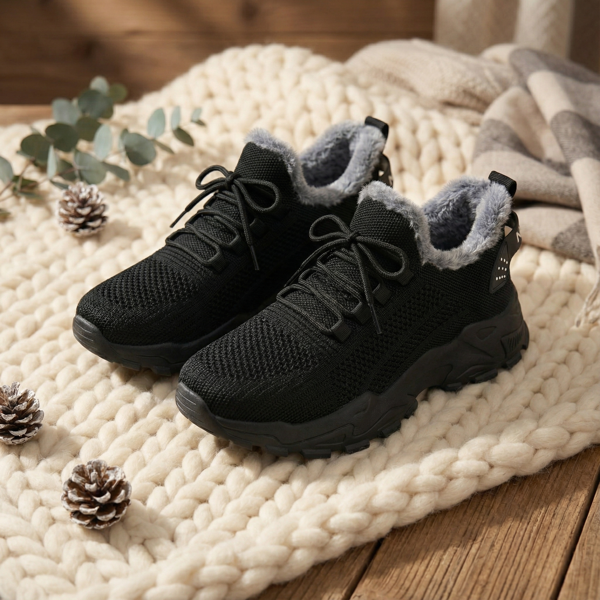 Margaret™ | Fleece Comfort Sneakers