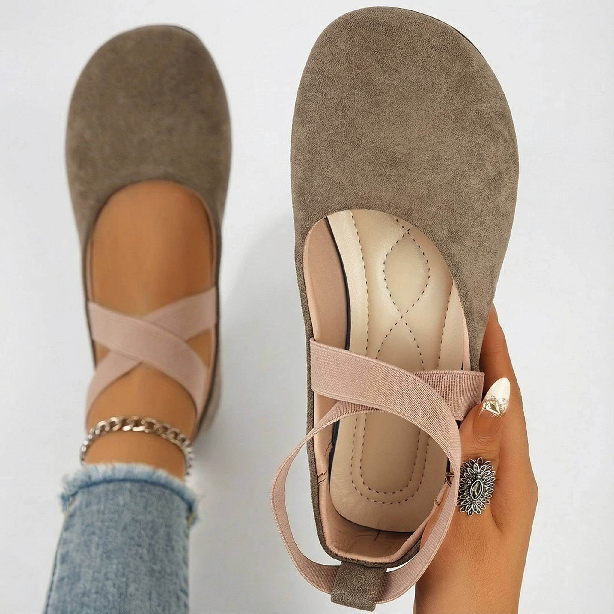 Nathalie™ | Comfy Closed Wedge Slip-On Shoes