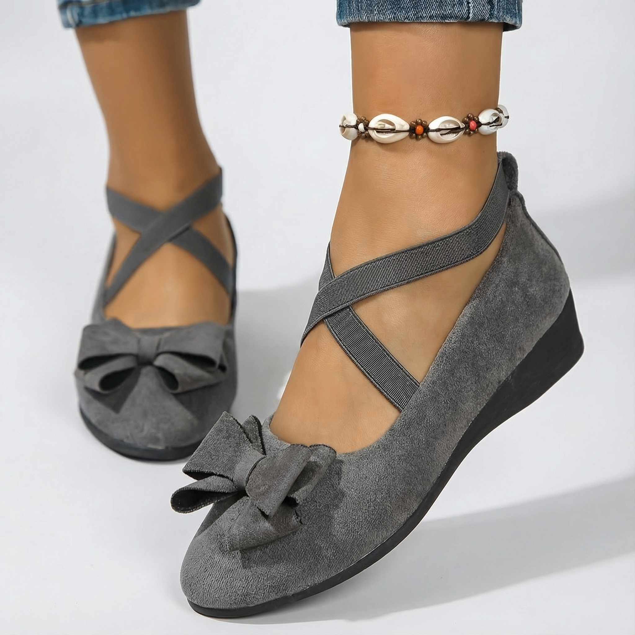 Veronique™ | Comfy Closed Wedge Slip-On Shoes