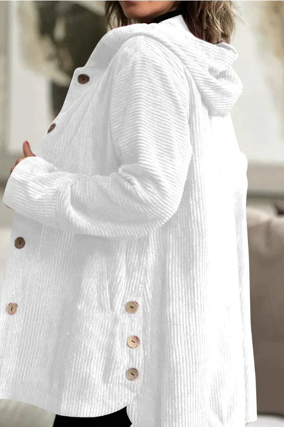 Michelle™ | Cozy Corduroy Hooded Jacket