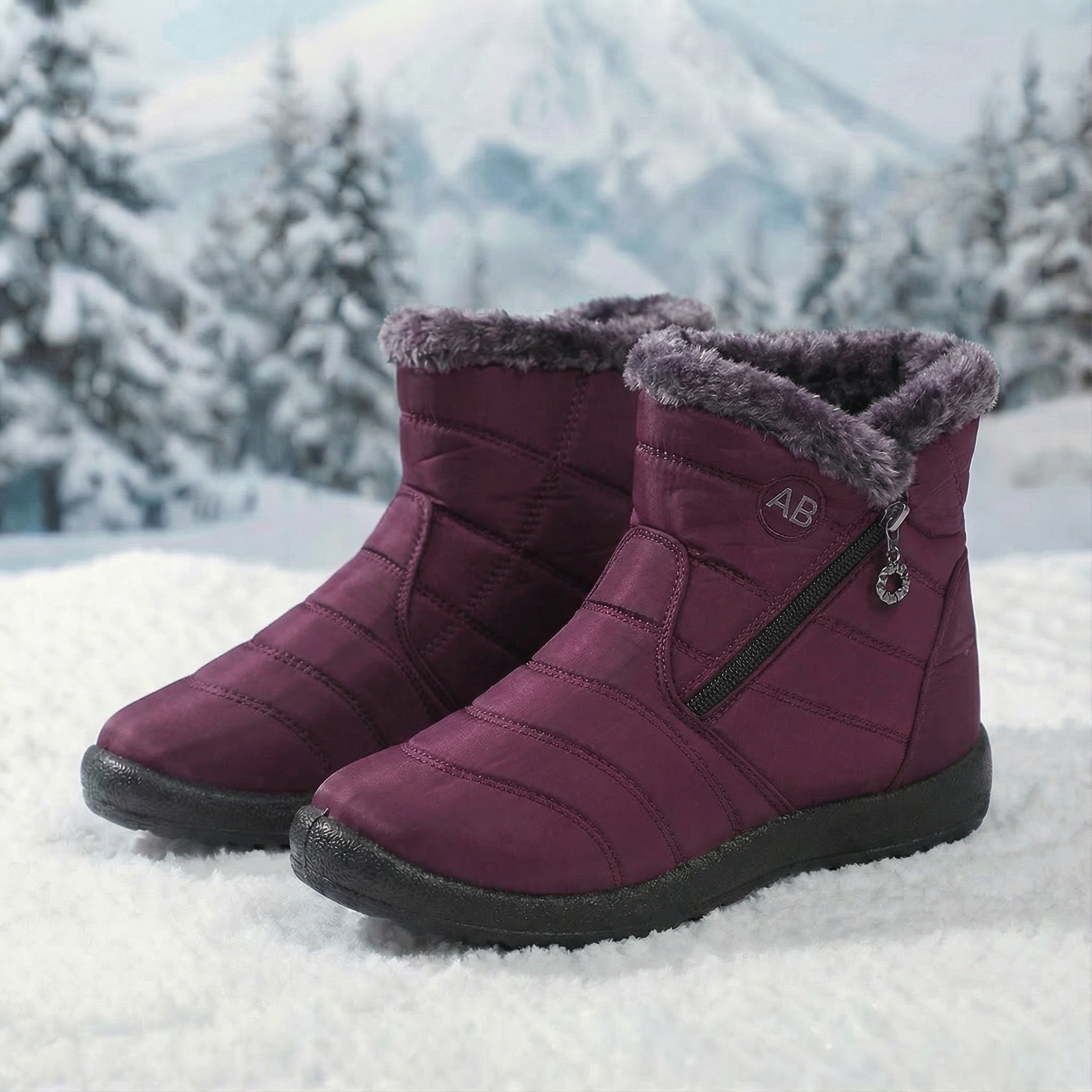 Sharon™ | Fleece Comfort Boots Mid