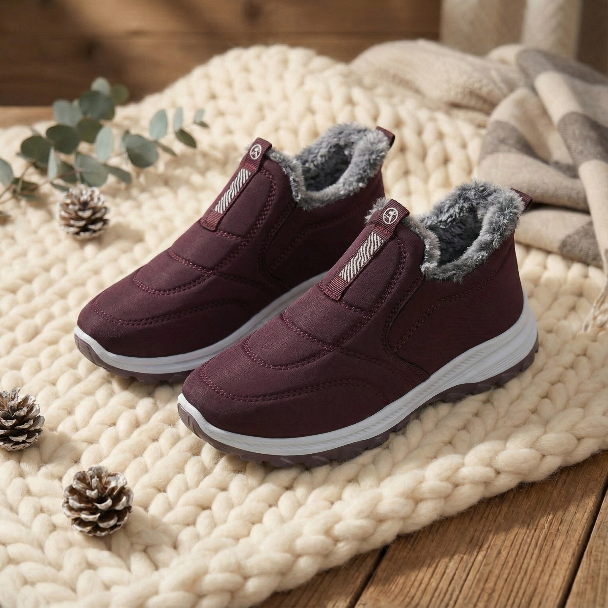 Barbara™ | Fleece Comfort Sneakers