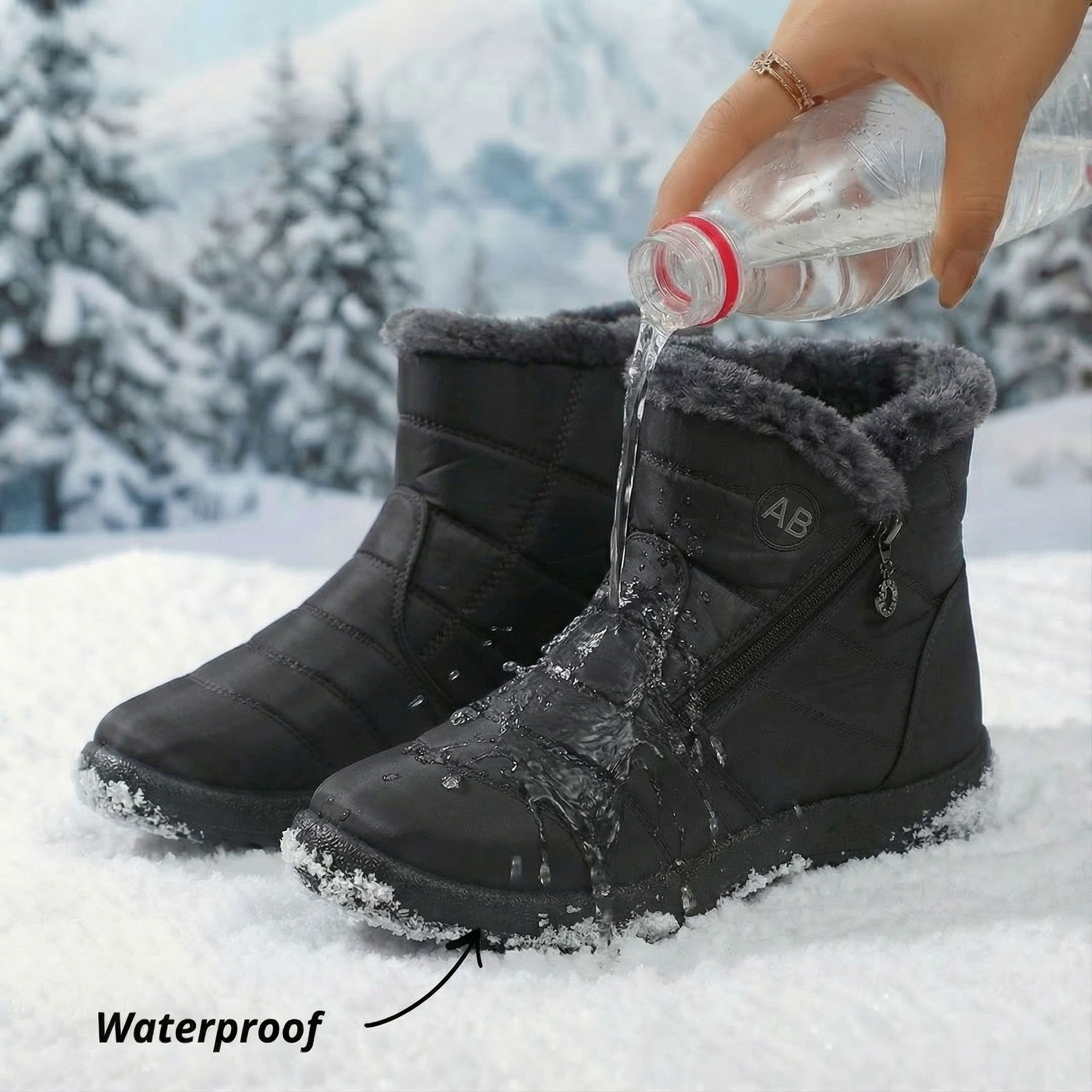 Sharon™ | Fleece Comfort Boots Mid