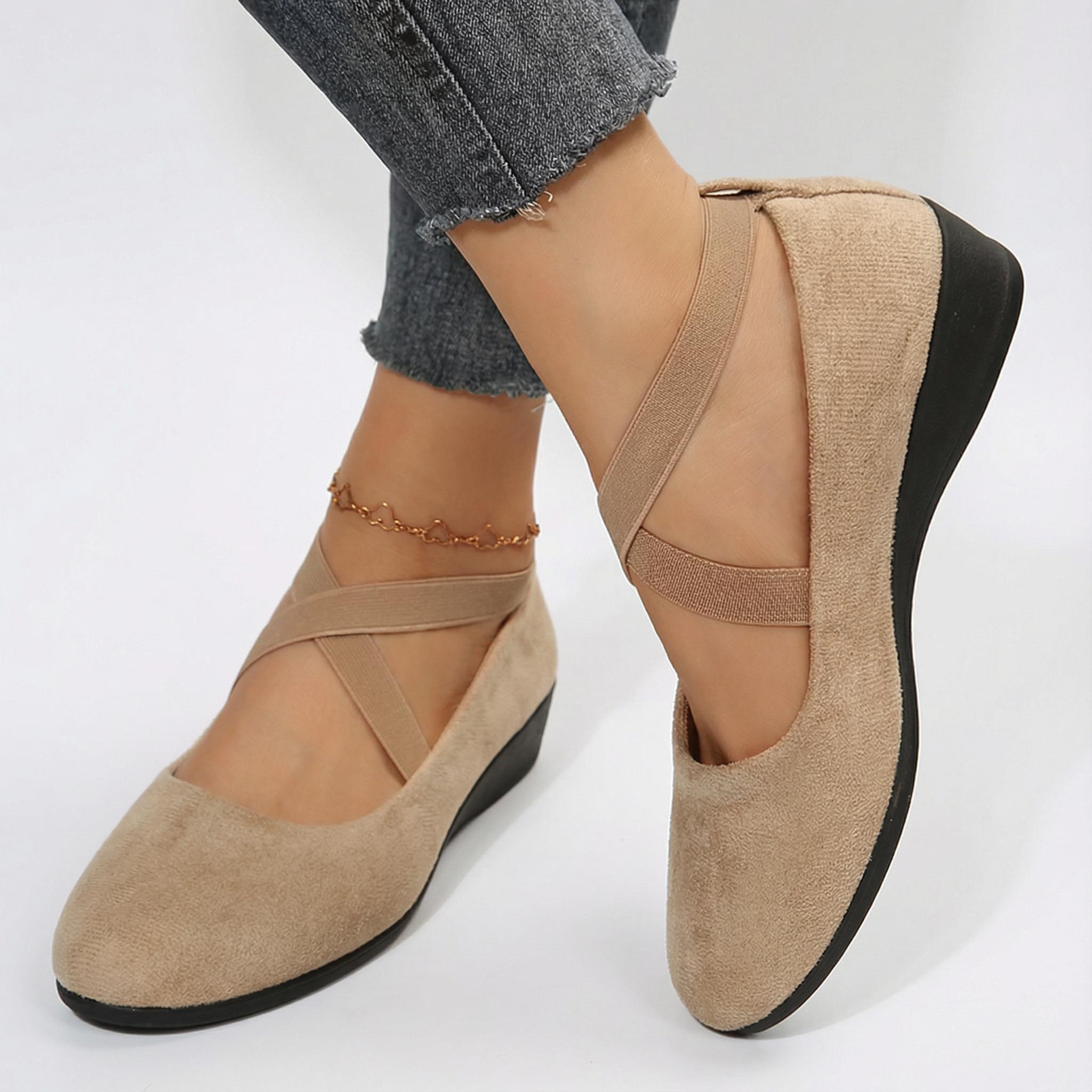 Monique™ | Comfy Closed Wedge Slip-On Shoes