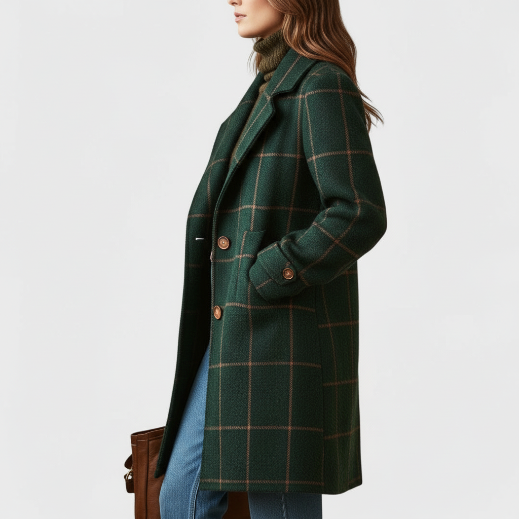 Fiona™ | Classic Check Coat