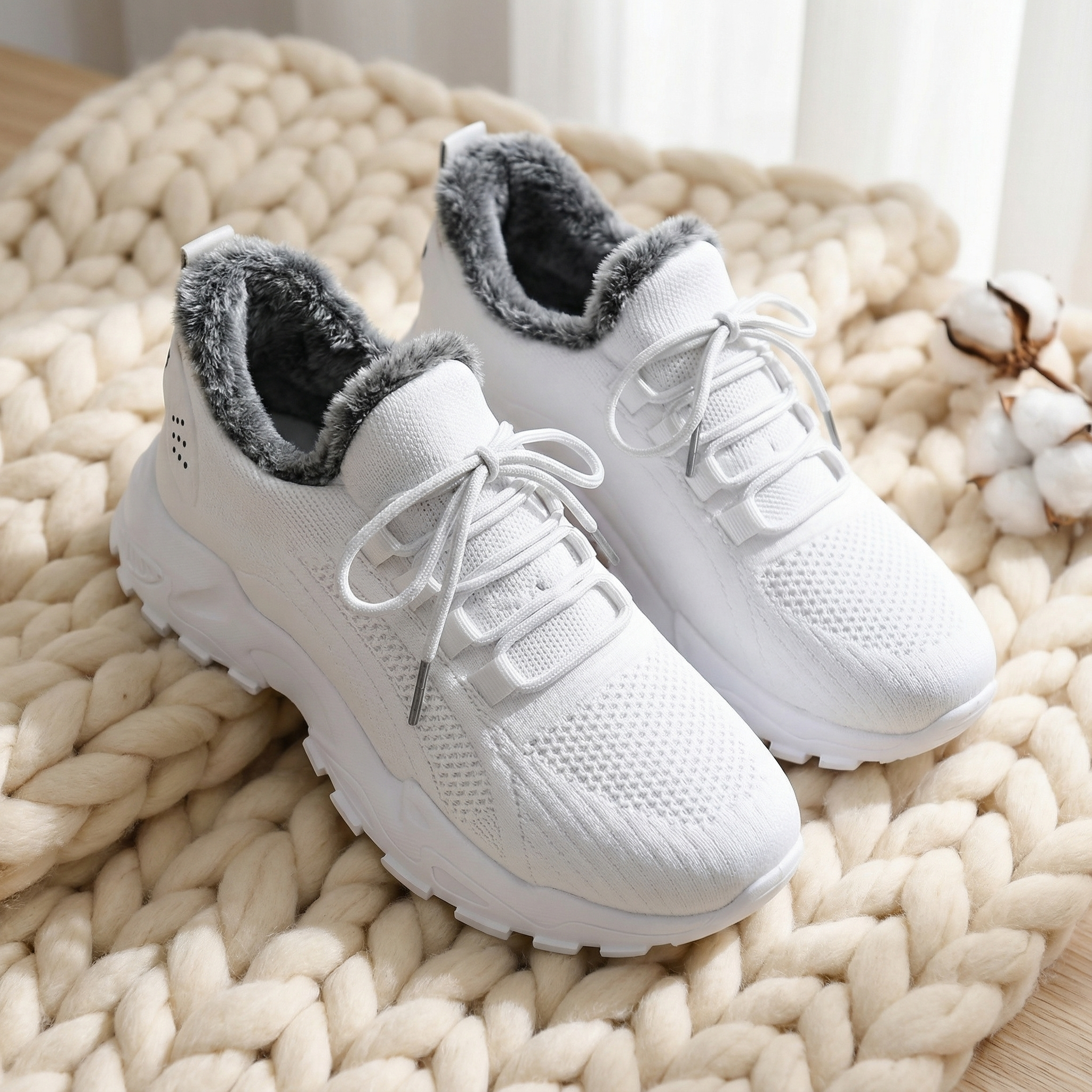Margaret™ | Fleece Comfort Sneakers