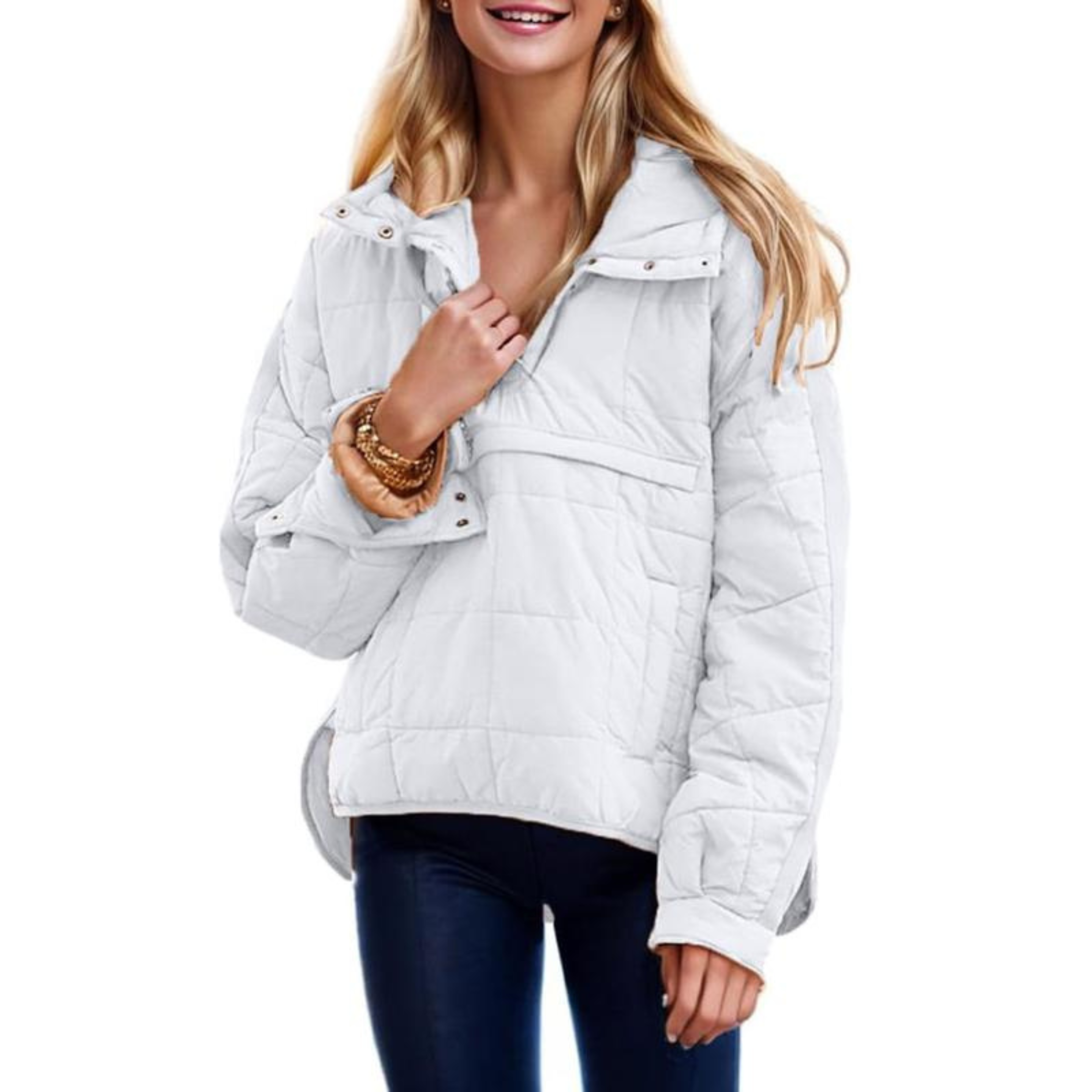 Megan™ – Oversized Hooded Pullover Hooded Jacket