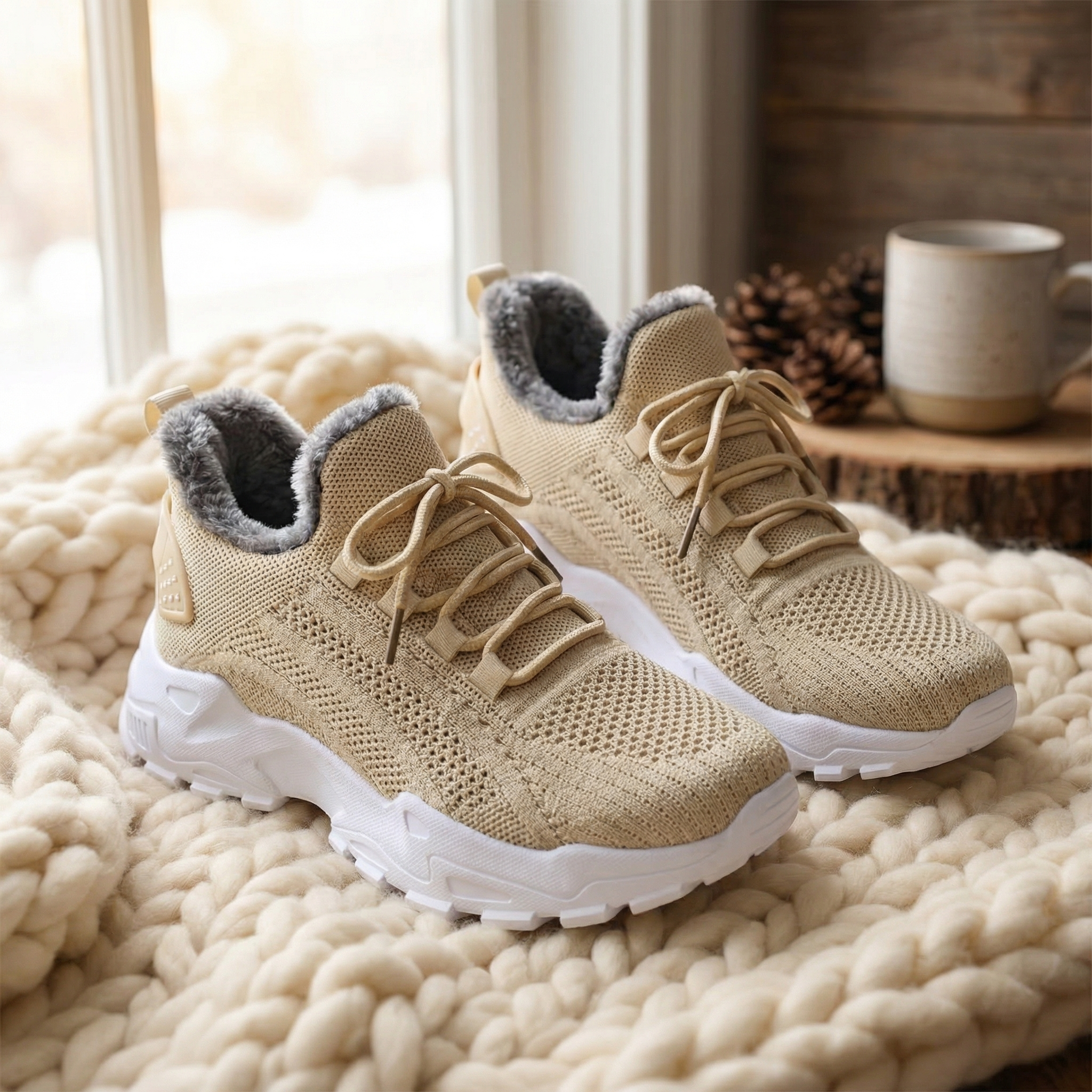 Margaret™ | Fleece Comfort Sneakers