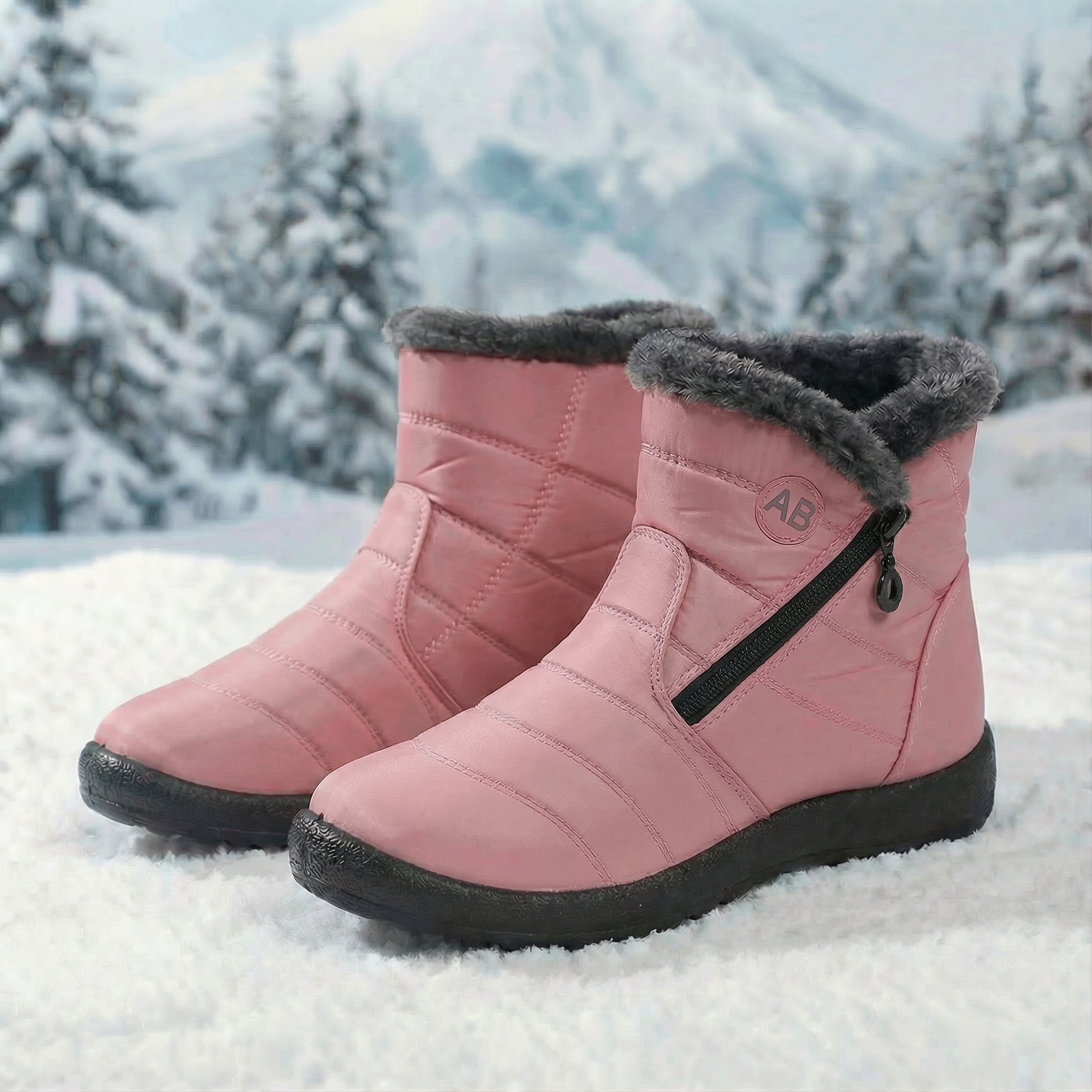 Sharon™ | Fleece Comfort Boots Mid