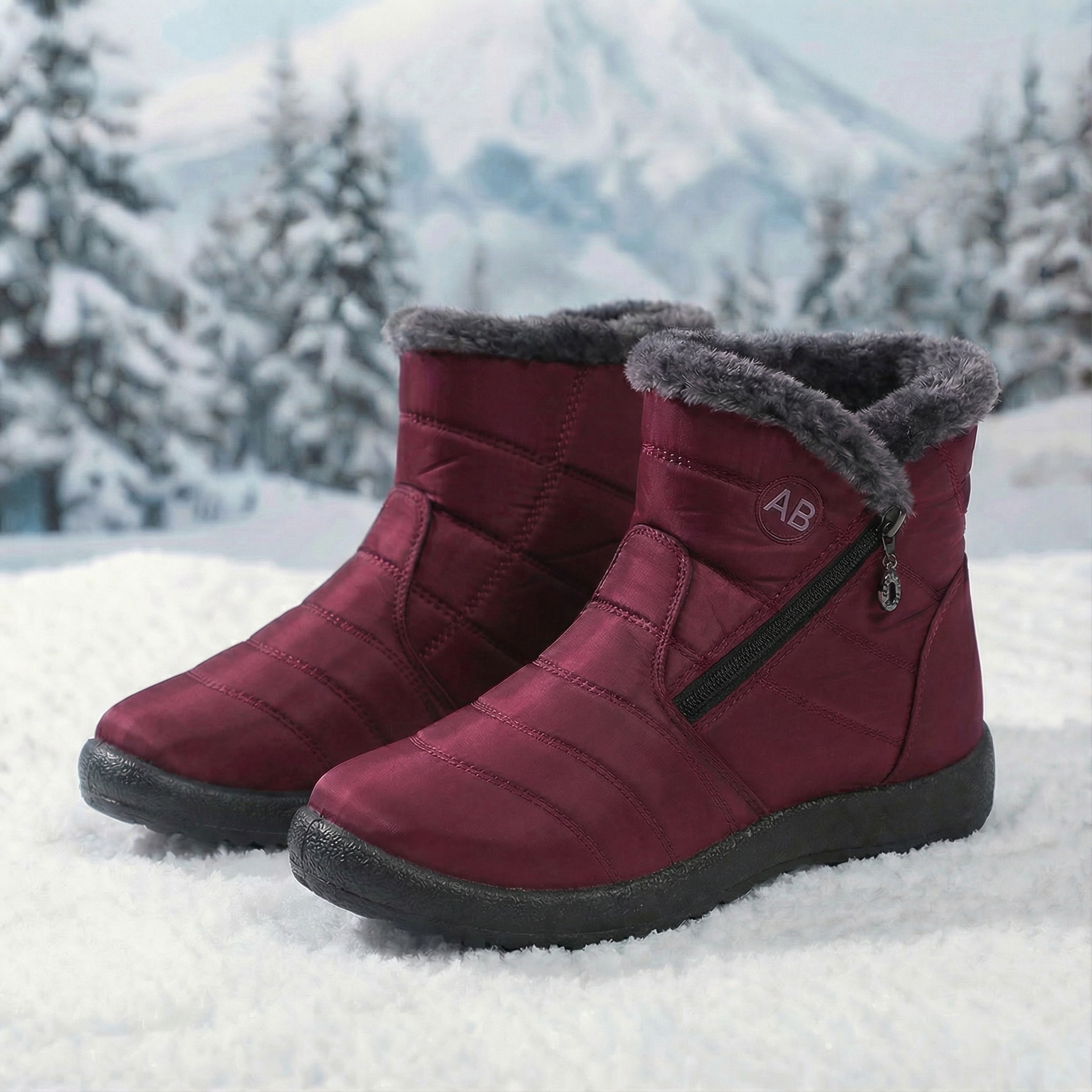 Sharon™ | Fleece Comfort Boots Mid