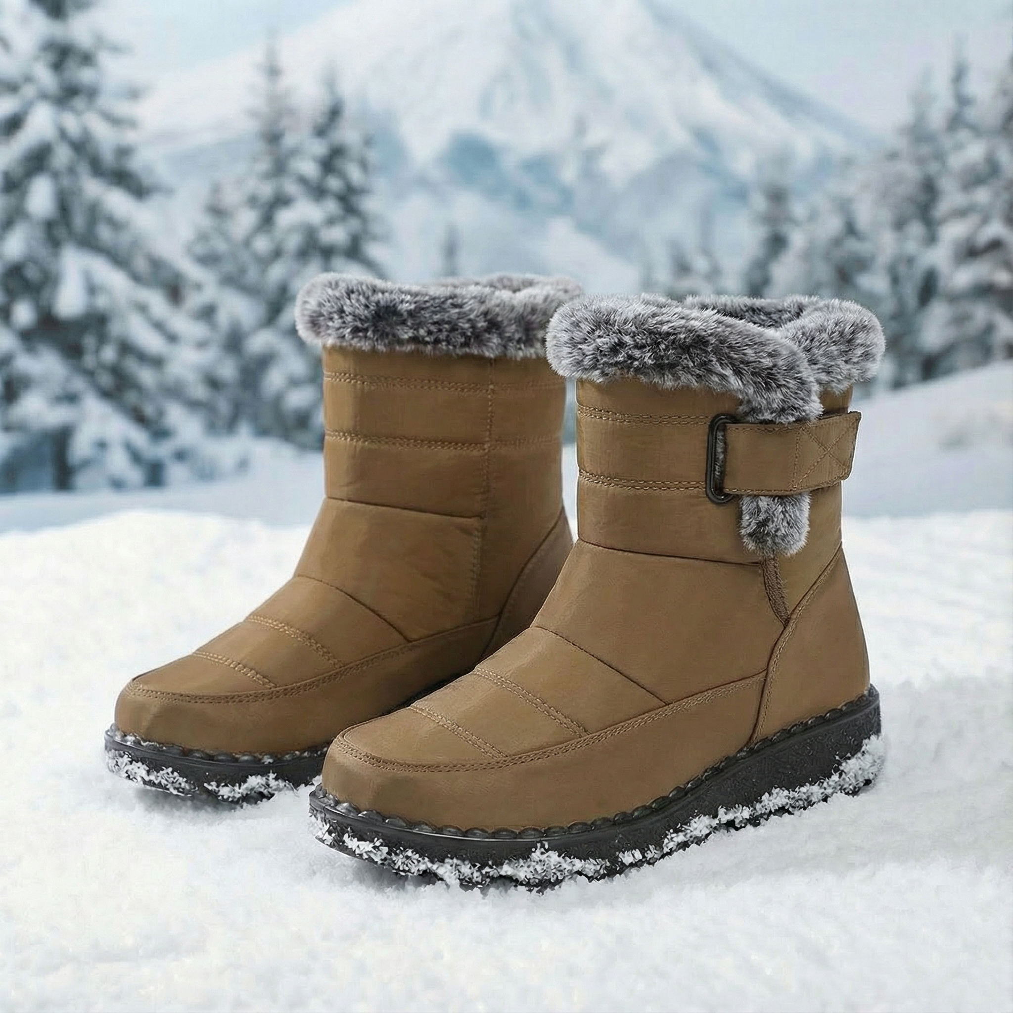 Heather™ | Fleece Comfort Boots High