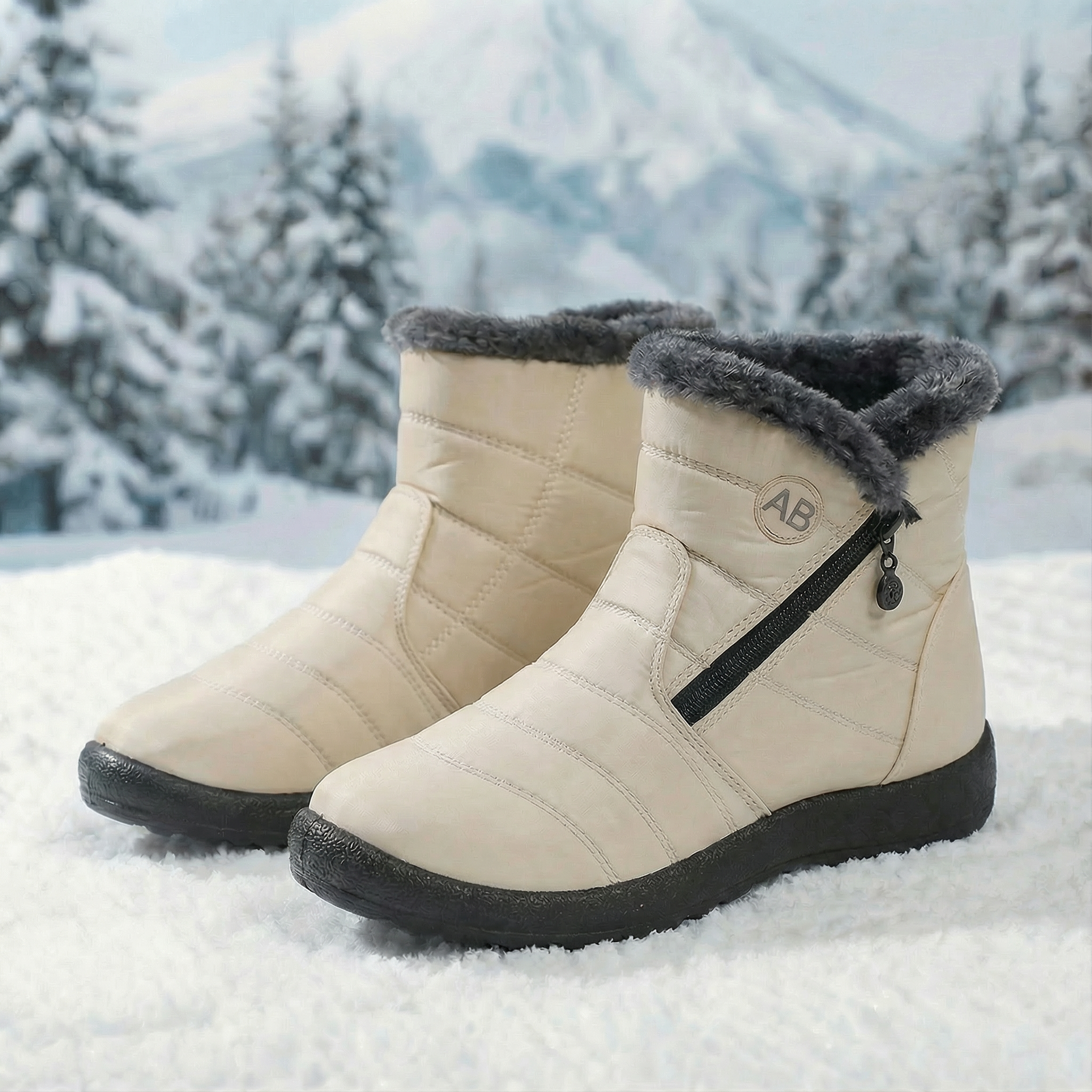 Sharon™ | Fleece Comfort Boots Mid