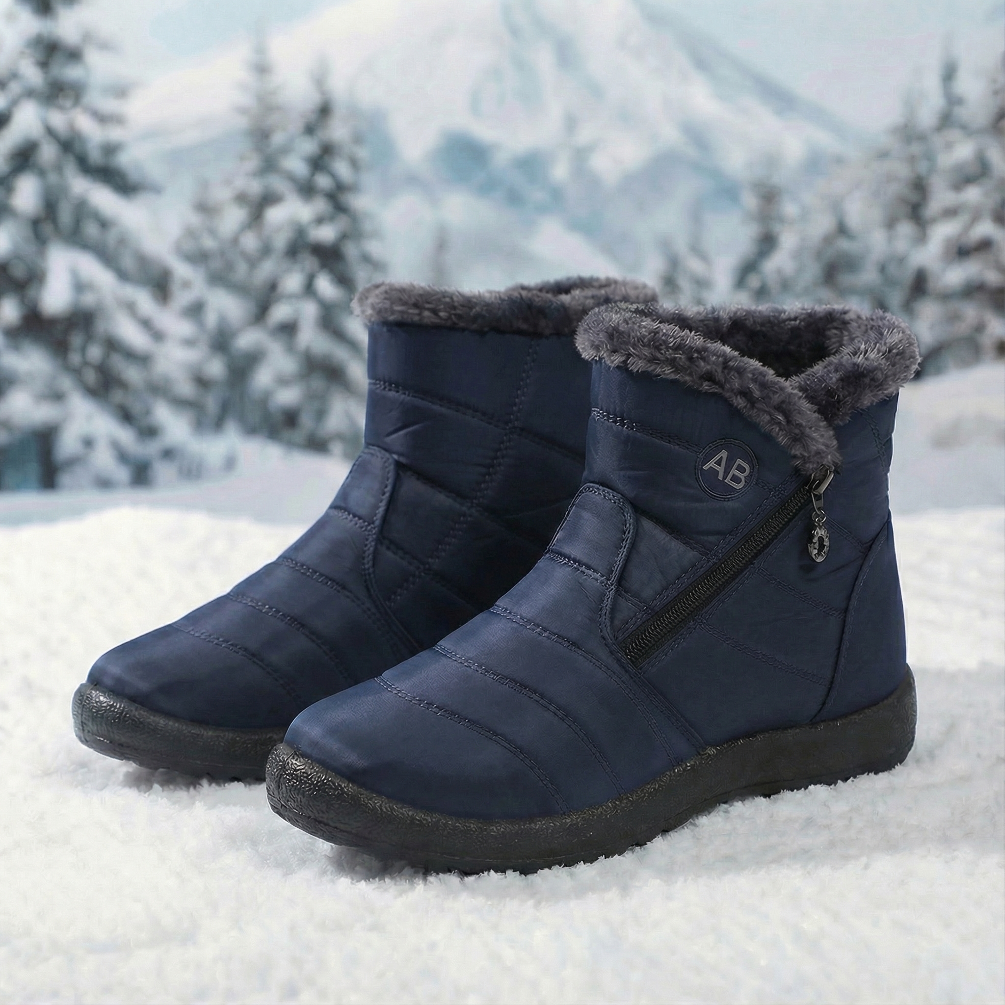 Sharon™ | Fleece Comfort Boots Mid